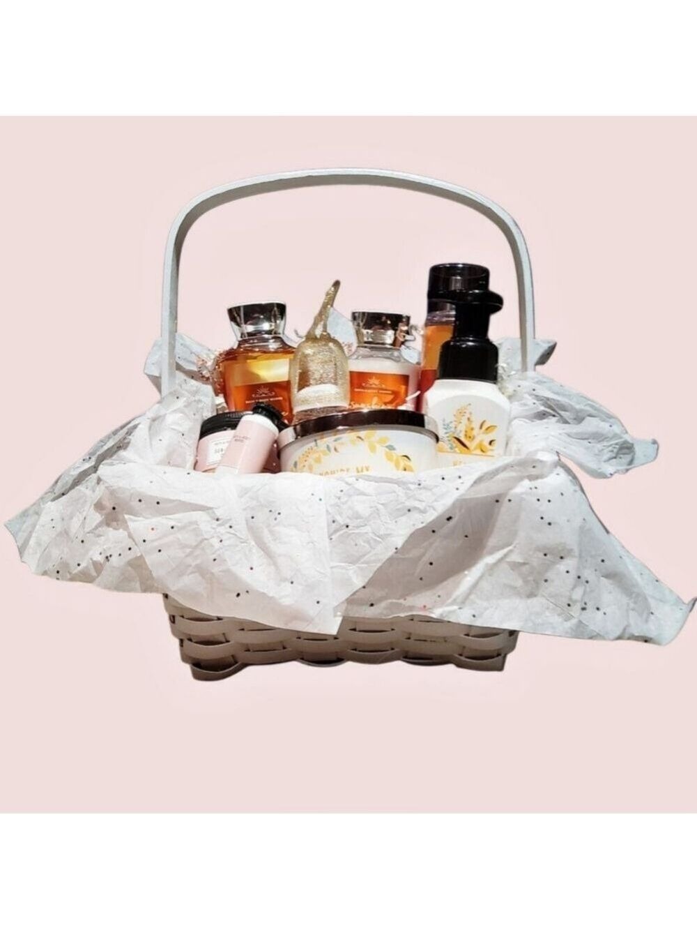 SUNSHINE MIMOSA & SUN WASHED CITRUS 9 PIECE BASKET BY BATH & BODY WORKS - Picture 2 of 2